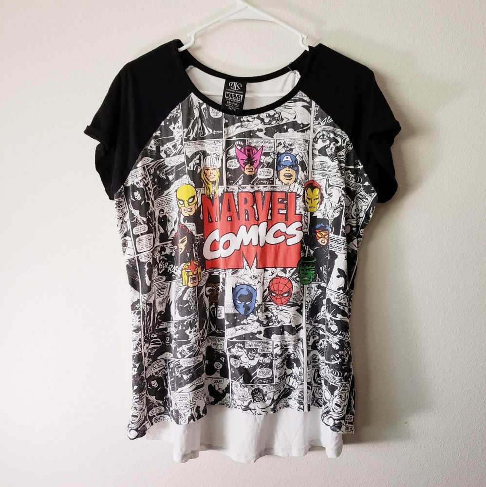 Marvel Comics XL tee short sleeve raglan